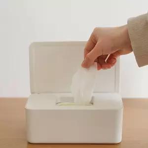 [제이프로젝]물티슈 케이스 수분보존 오염방지 깔끔수납 밀폐보관 각티슈케이스 휴지케이스 두루마리휴지케