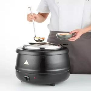 차핑디쉬 뷔페 원형 죽 업소용 워머 습 스프 10L