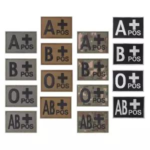 밀리터리 패치 자수 혈액형 모음 yOM8+1Bst