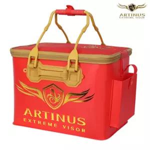 아티누스 EVA가방 AB-950N 3종 하드타입 밑밥통 보조가방 40cm, 레드