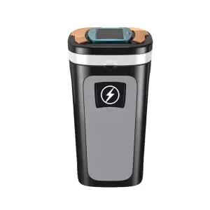 태양광 충전 차량용 무드등 기능 라이터 재떨이 재털이 자동차