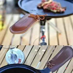 ( )주물팬 손잡이 커버 가죽 홀더 프라이팬 냄비 보호 열차단 미끄럼방지 주방 소품