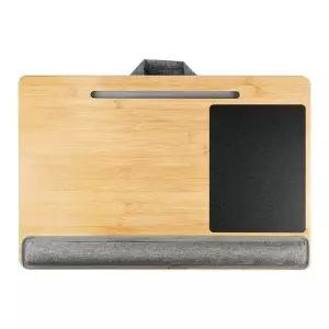 태블릿 386QBR29 노트북 대나무 받침대 / 마우스패드부착 노트북거치대