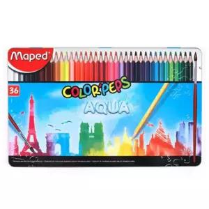 마패드 컬러펩스 색연필 수채 틴 36색