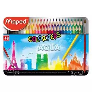마패드 컬러펩스 색연필 수채 틴 48색