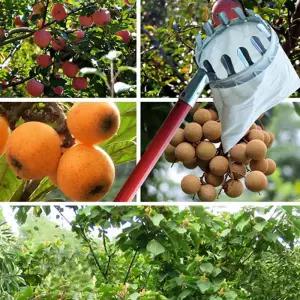 높은 나무 과일 열매 감 따기 따개 망주머니 과수원 피커 따는기구 체험 농장 도구 픽업헤드