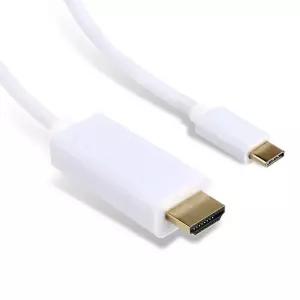 [베스트TOP100]4K 스마트폰 C타입 미러링케이블 White HDMI TV모니터