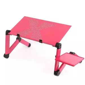 핑크 832OOJ74 접이식노트북테이블 노트북받침대 노트북거치대