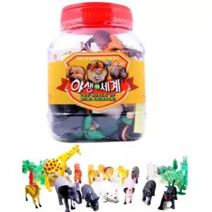 어린이집 동물모형 피규어n그림 학습카드 조카선물 어린이집교구 동물놀이 키즈카페 교육용완구