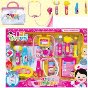 캐리 병원놀이 의사 청진기 진료가방set 사회성 직업놀이 소근육발달 언어능력발달 자조력up EQ