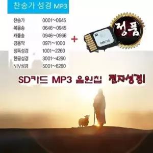 전자성경 SD카드 메모리칩 찬송가 복음성가 정독 한글성경 NIV MP3 음원칩 구약신약 휴대용라디오-P9