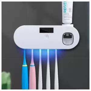 무선칫솔살균기 칫솔살균기 칫솔 소독기 태양광충전 (화이트)