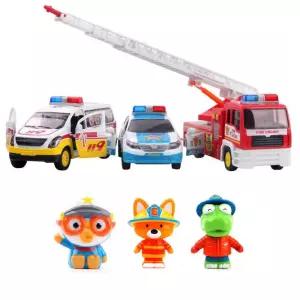 뽀로로 소방차 엠블런스 3종세트 어린이집교구 아이완구 생일선물 어린이자동차 놀이방완구 추천