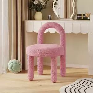 양털 화장대의자 스툴 메이크업 패브릭 카페 가구