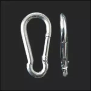 캠핑 등산 클라이밍 경량 카라 비너 비나 6mm 12개