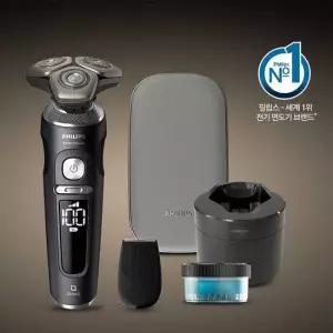 전기면도기 SkinIQ 9000시리즈 SP9840 32 블랙 매트