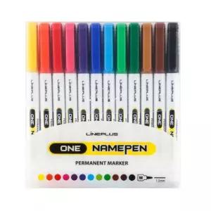 라인플러스 원 네임펜 12색 세트