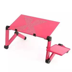 핑크 180AGX07 접이식노트북테이블 노트북스탠드 랩탑거치대