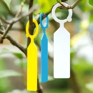 식물표시 걸이형 네임택 100p 색상 1화분이름표 라벨 화분네 나무 나무네이