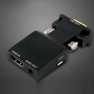 [베스트TOP100]HDMI 컨버터 HDMI to VGA 오디오 지원 젠더