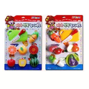 [모두쇼핑]미니싹뚝놀이세트 주방 엄마 요리 자르기 놀이유아 자르기놀이 소꿉놀이 주방놀이 엄마놀이 요리