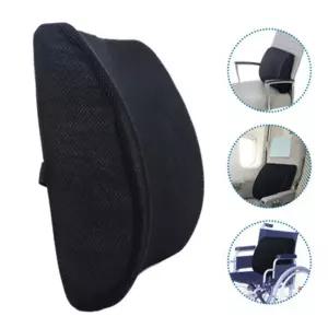 [베스트TOP100]사무용 차량용 바른자세 메모리폼 등쿠션 블랙