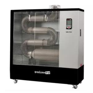 대형 산업용 난방기 곱창 현장 스탠드 히터 업소용 난로/건축/건설/작업/공장/공업용/온풍기/작업장/카센터