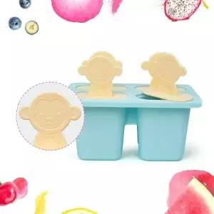 실리콘 아이스크림 트레이 얼음틀 4구 아이스바