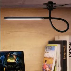 집게 스탠드 눈보호 LED 3색 조명 공부 작업스탠드