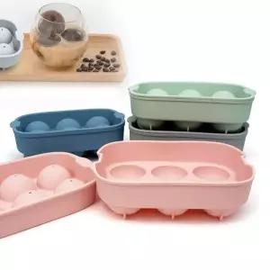 실리콘 아이스 트레이 6구 동그란 얼음 아이스볼