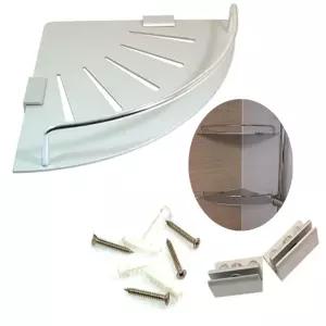 고급형 욕실 모서리 코너 정리 수납 유리 수납 선반