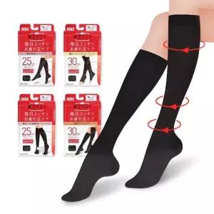 오픈형 여성 압박 스타킹 서포트 종아리 발목 승무원