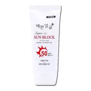 테온셀 예쁜얼굴 수퍼 UV 썬크림 50ml 선블록 SPF50 자외선차단