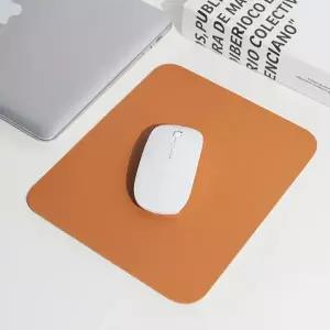컴퓨터 768ZDD76 게이밍 노트북 가죽 마우스 매트 패드 브라운