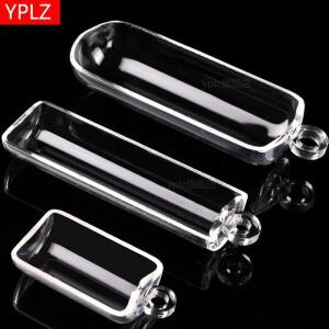 고순도 석영 보트 유리 반원형 평평한 바닥 고온 내성 투명 관형 용광로용