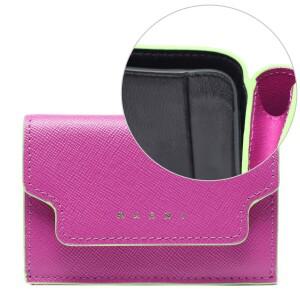 [AK플라자] [마르니] 22SS 여성 사피아노 트리폴드 반지갑 (PFMOW02U07_LV520_Z501