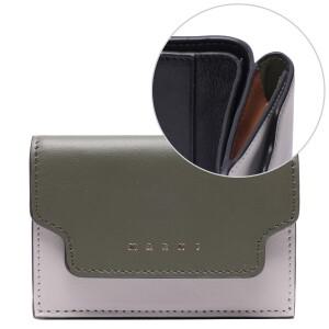 [AK플라자] [마르니] 22SS 여성 사피아노 트리폴드 반지갑 (PFMOW02U23_LV589_Z473