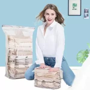 ( )방한 3D대 데일리 이불 8초 압축 의류 옷정리팩 롱패딩 진공 팩 학생롱패딩