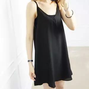 [이지커머스]여성 슬립 이너원피스 속치마 롱나시 홈웨어 파자마 인견 롱 실크 이너