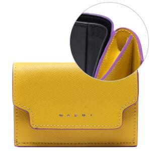 [AK플라자] [마르니] 22SS 여성 사피아노 트리폴드 반지갑 (PFMOW02U07_LV520_Z499