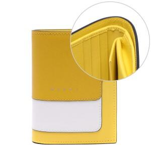 [AK플라자] [마르니] 22SS 여성 바이폴드 반지갑 (PFMOQ14U13_LV520_Z503N_22S)