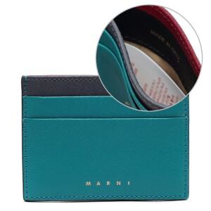 [AK플라자] [마르니] 21FW 여성 사피아노 카드지갑 (PFMOQ04U19_LV520_Z477N_21F)