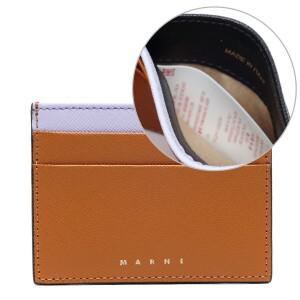 [AK플라자] [마르니] 21FW 여성 사피아노 카드지갑 (PFMOQ04U19_LV520_Z476N_21F)