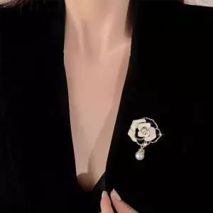 플라워 큐빅 진주 정장 한복 브로치 5종 LM-0730