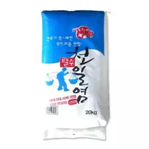 테온셀 신안 탈수천일염 20kg 간수뺀 탈수 천일염 굵은소금