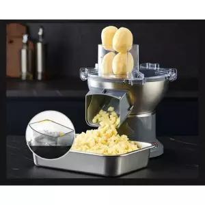 업소용 깍둑썰기 기계 채칼 당근 양파 야채 슬라이서 자동 절단기 분쇄기