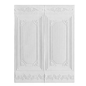 웨인스코팅시트지 붙이는벽지 입체 접착식 아트월 나무벽 스티로폼 인테리어필름 10장 복도