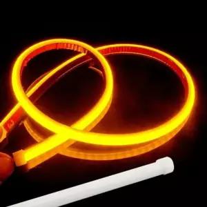 [퍼니메이커]12V 차량용 플렉시블 면발광 V5 옐로우 LED바 60cm 자동차LED바 차량용LED바 면발광LED바 자동