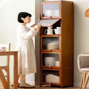 원목 그릇장 주방 찬장 장식장 부엌 컵 진열장