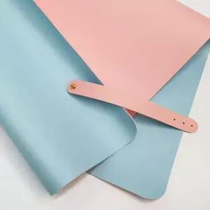 마우스장패드 072AWW32 가죽 양면 데스크패드 베이비핑크